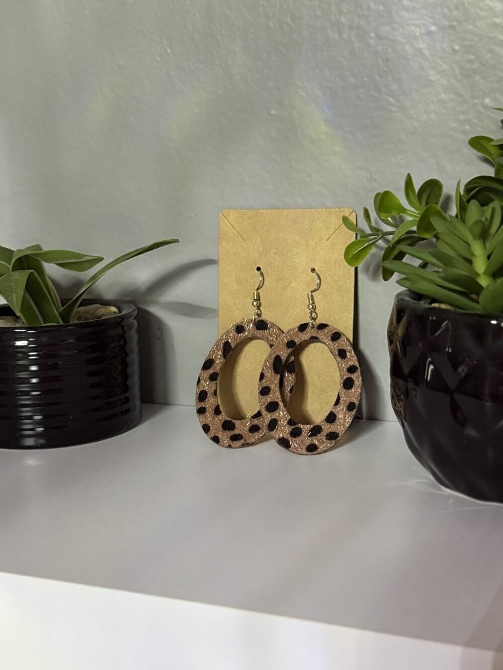 Leopard Earrings From My Small Business